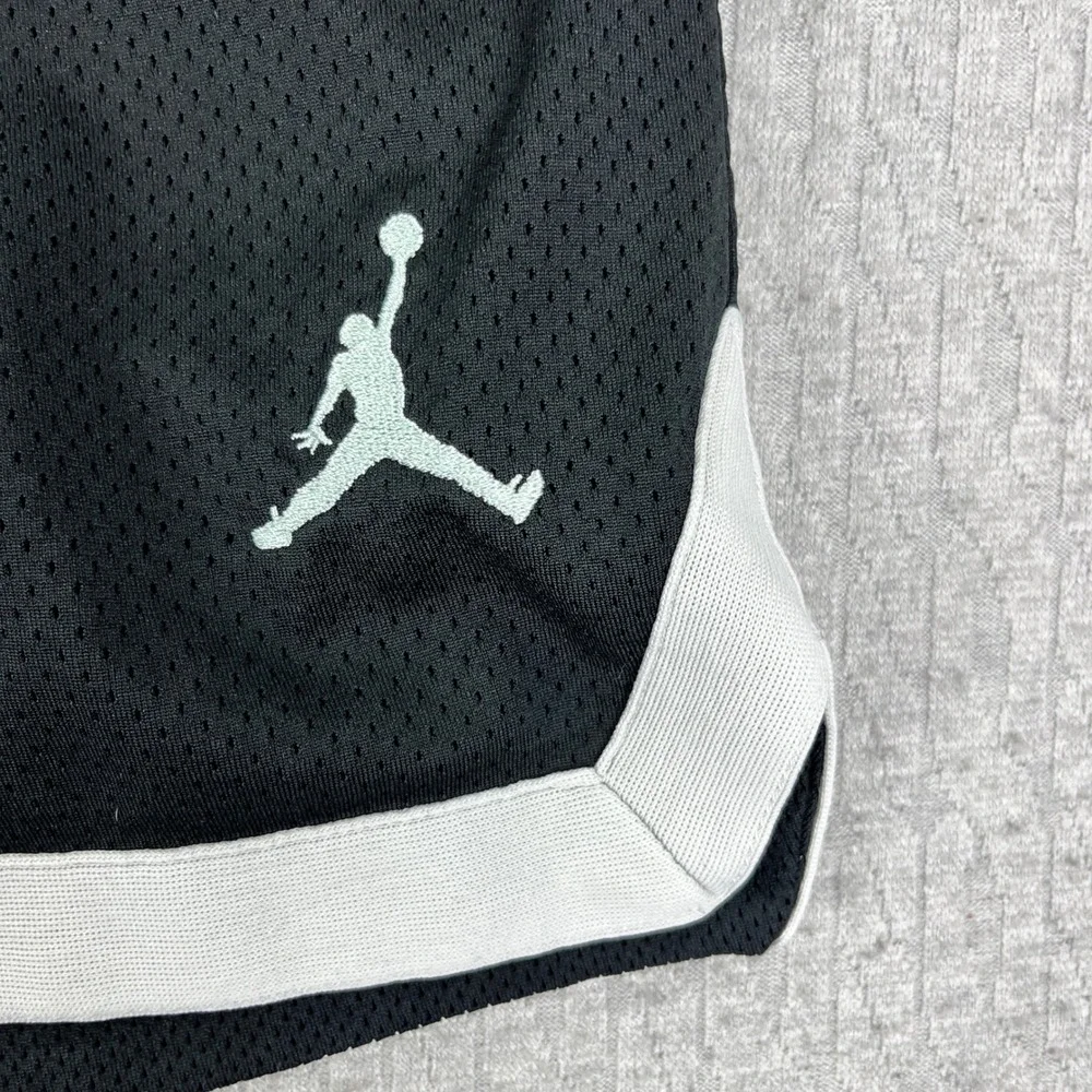 Michael Air Jordan Mesh Basketball Shorts Men S Black Jumpman Graphic Athletic